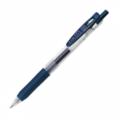 Stylo gel Zebra Sarasa Clip - 1,0 mm - Bleu Noir