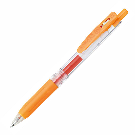 (COMING SOON) Zebra Sarasa Clip Gel Pen - 0.3mm - Orange