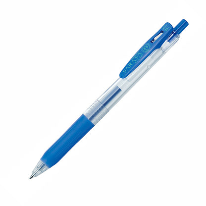Stylo gel Zebra Sarasa Clip - 0,4 mm Bleu pâle
