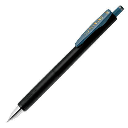Zebra Sarasa Nano Gel Pen - Vintage - 0.38mm - Blue Gray