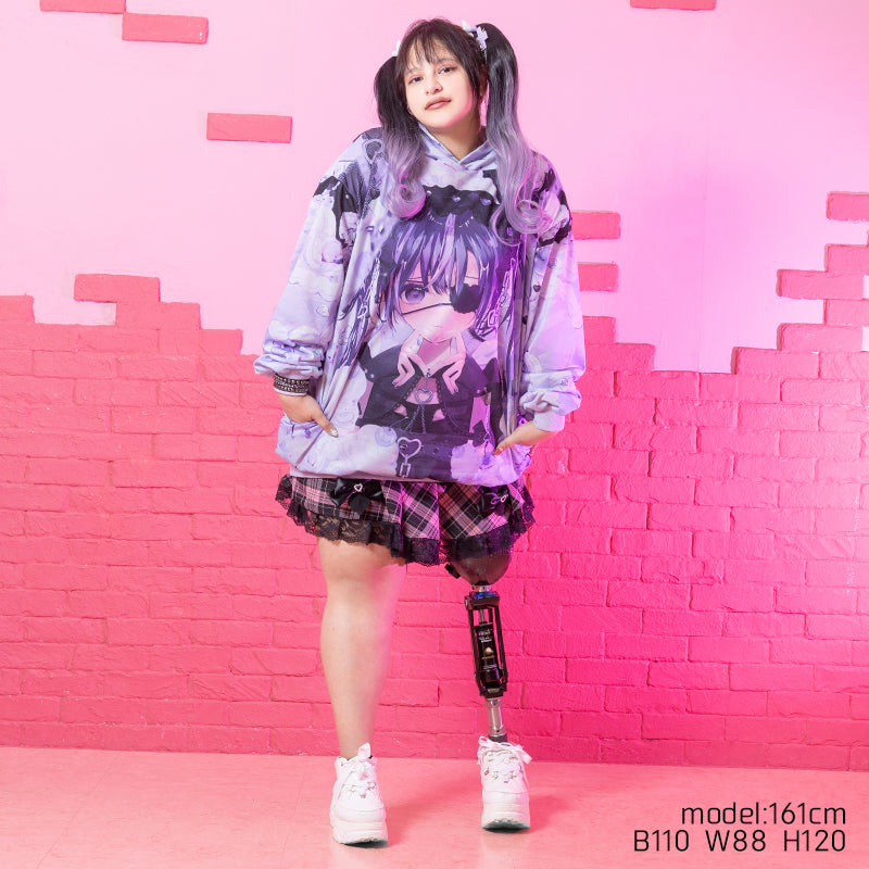 ACDC RAG Yandere Love Girl - Hoodie Purple
