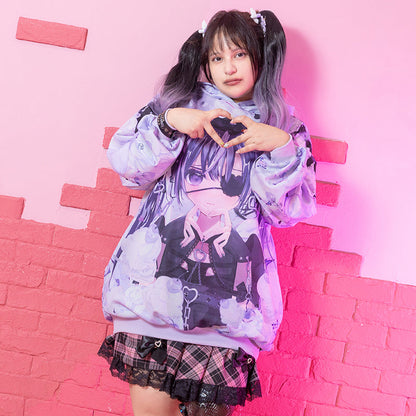ACDC RAG Yandere Love Girl - Hoodie Purple