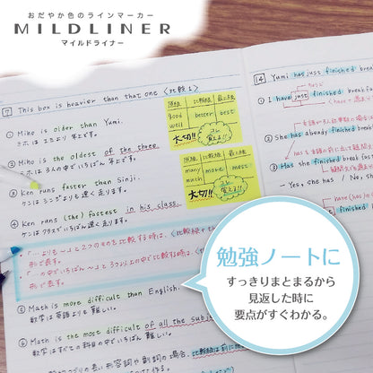 Zebra Mildliner Milky - Set of 3