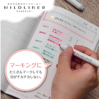 Zebra Mildliner Milky - Set of 3