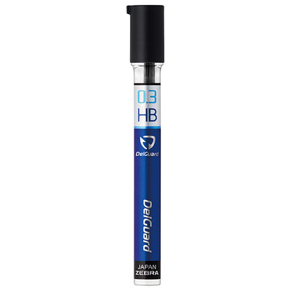 Zebra DelGuard 0.3mm - HB Mechanical Pencil Lead Refill