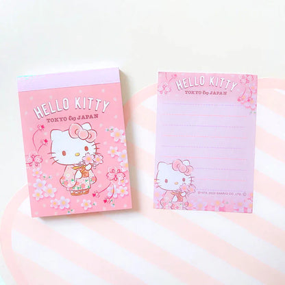 Sanrio Characters Memo Pad - Sakura Hana Series