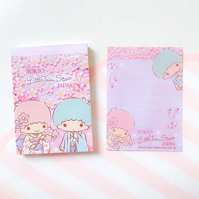(NEW ARRIVAL) Sanrio Characters Memo Pad – Sakura Hana Series
