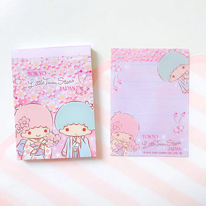 Sanrio Characters Memo Pad - Sakura Hana Series