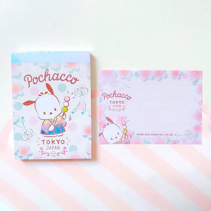 Sanrio Characters Memo Pad - Sakura Hana Series