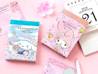 Sanrio Characters Memo Pad - Sakura Hana Series