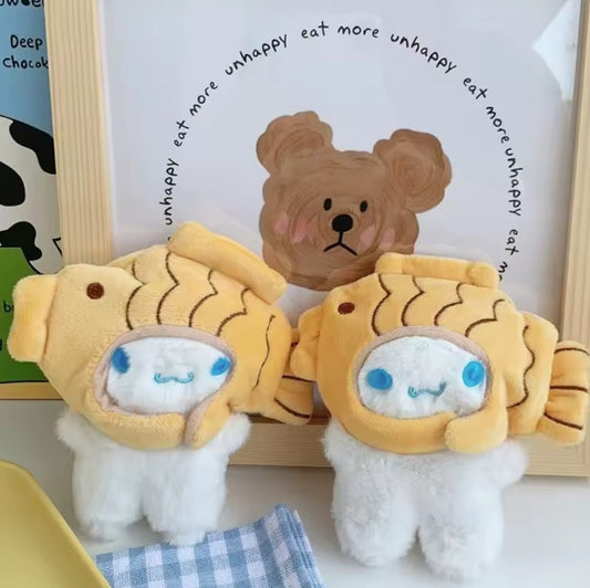 Sanrio Cinnamoroll - Taiyaki Plush Keychain 🐟