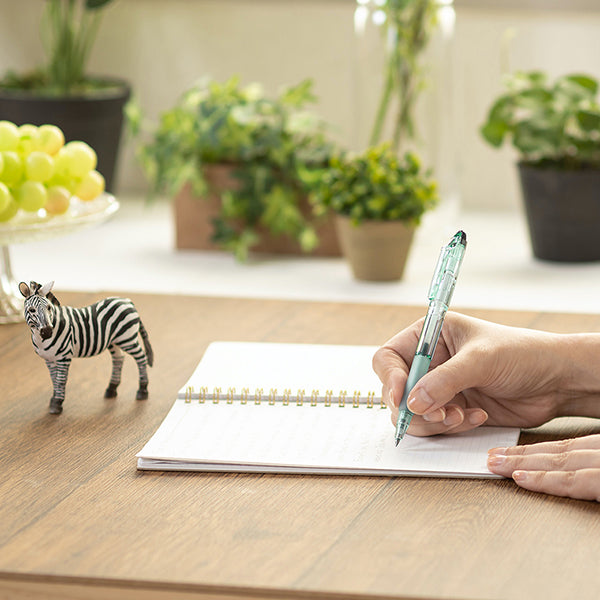Zebra Biotube Jim Knock Ballpoint Pen - Sunrise Coral