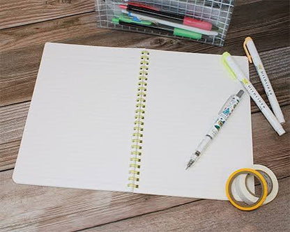 PRE-ORDER! Kokuyo Campus - A5 Soft Ring Notebook - B 6mm - Yellow