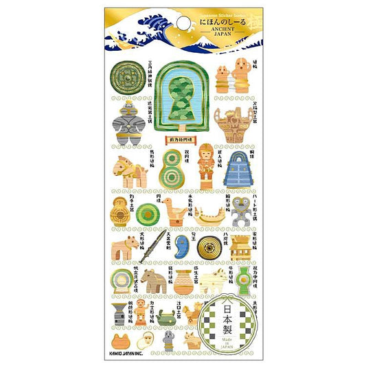 (COMING SOON) Kamio Japan - Otona Sticker Sheet - Premium Japan Edition - Ancient Japan