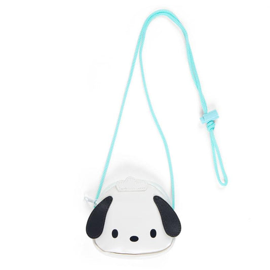 Sanrio Pochacco - Face Coin Purse Pouch with Rope