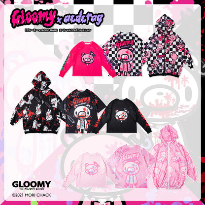 ACDC RAG x Gloomy Bear - Checkered Oversized Tee Shirt