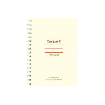 PRE-ORDER! KOKUYO Campus Twin Ring Notebook - A6 Mini, Medium Ruled, 50 Sheets (B - 6mm)