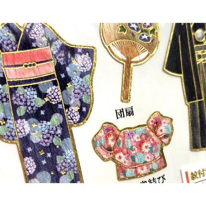 Kamio Japan - Otona Sticker Sheet - Japanese Costume