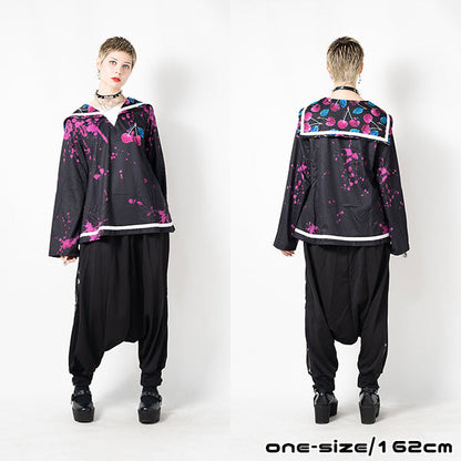 ACDC RAG Sailor Top - Poison Cherry Long Sleeves