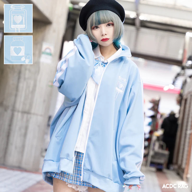 ACDC RAG Jersey Jacket - Blood Transfusion Pastel Blue