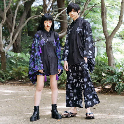 ACDC RAG Ochimizu Kimono Shirt – Black/Gray & Black/Purple