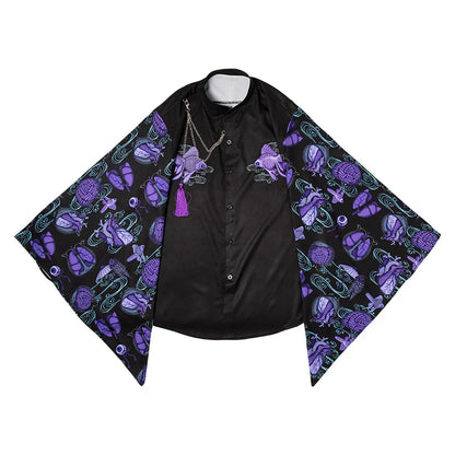 ACDC RAG Ochimizu Kimono Shirt – Black/Gray & Black/Purple