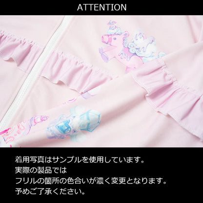 ACDC RAG Sweet Magical Unicorn Zip Hoodie - Pink