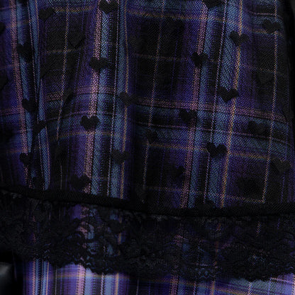 ACDC RAG Love Punk Mini Skirt - Plus Size Purple