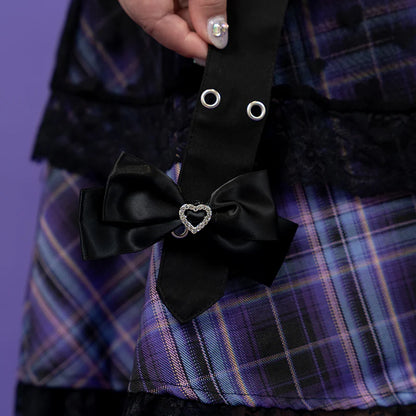 ACDC RAG Love Punk Mini Skirt - Plus Size Purple