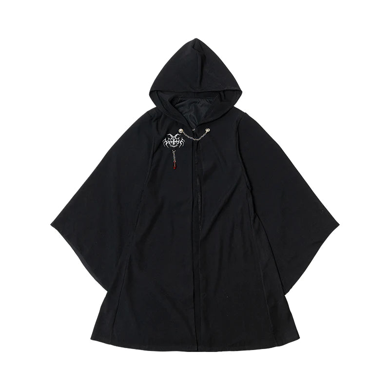 Cloak Rag ACDC RAG Vampire School Cloak Robe - Black – Atelier Sakura Inc.