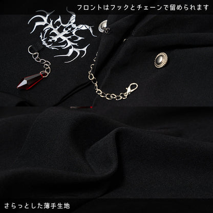ACDC RAG Vampire School Cloak Robe - Black