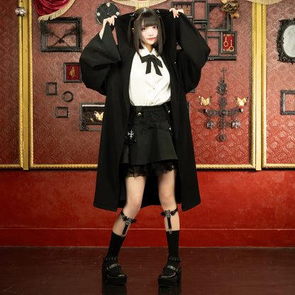 ACDC RAG Vampire School Cloak Robe - Black