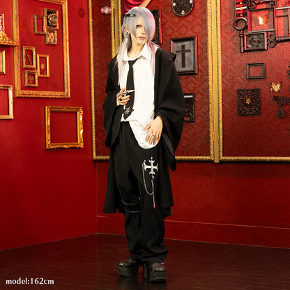 ACDC RAG Vampire School Cloak Robe - Black