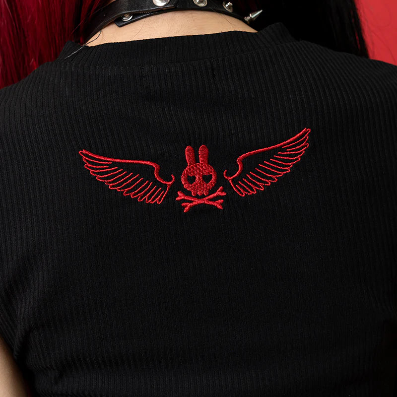 ACDC RAG Punky Bunny Chibi T-Shirt – Red