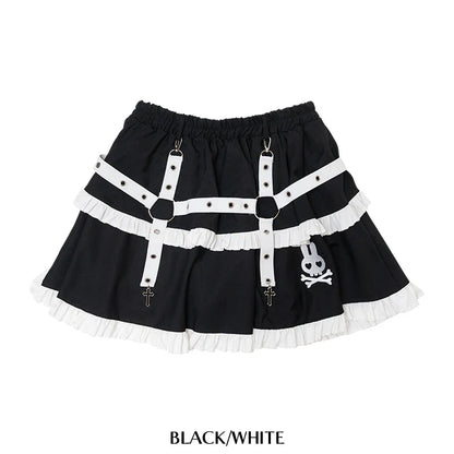 ACDC RAG Punky Bunny Skirt - Black/Pink & Black/White