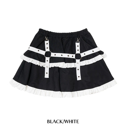 ACDC RAG Punky Bunny Skirt - Black/Pink & Black/White