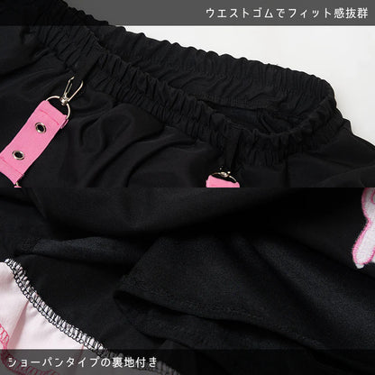 ACDC RAG Punky Bunny Skirt - Black/Pink & Black/White