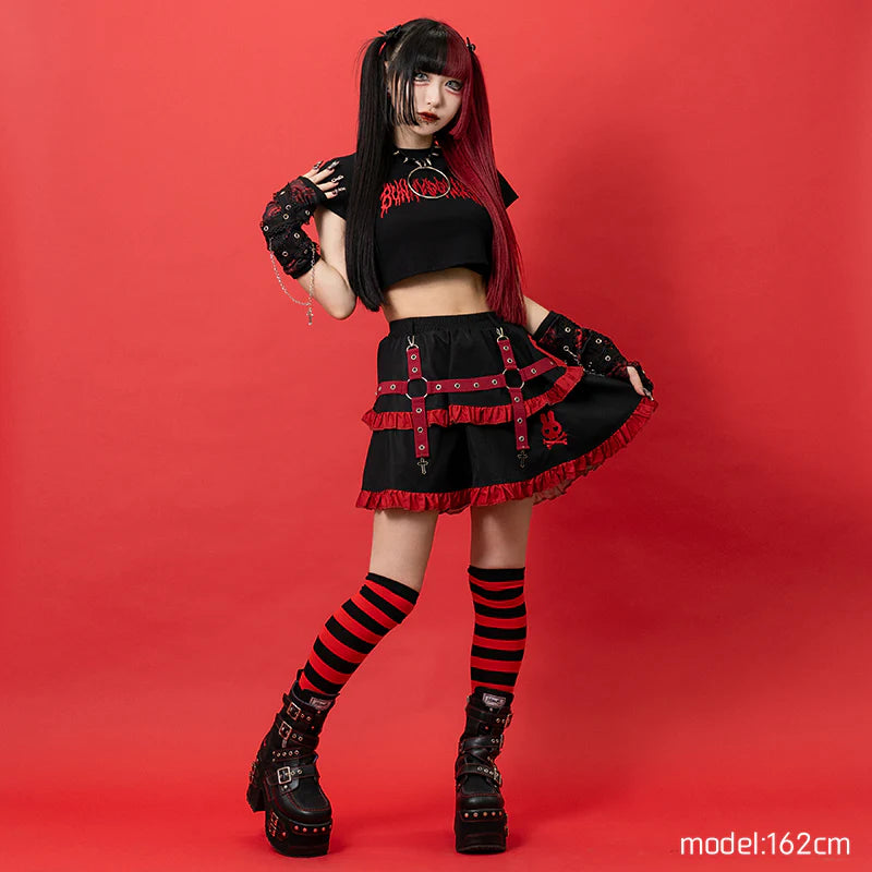 ACDC RAG Punky Bunny Arm Covers – Red