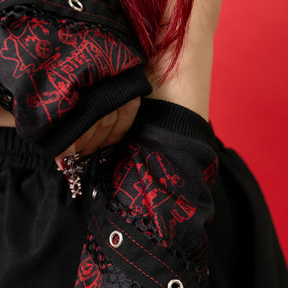 Protège-bras ACDC RAG Punky Bunny - Rouges