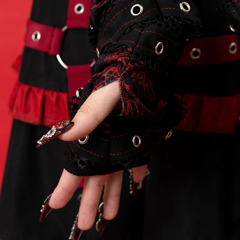 ACDC RAG Punky Bunny Arm Covers – Red