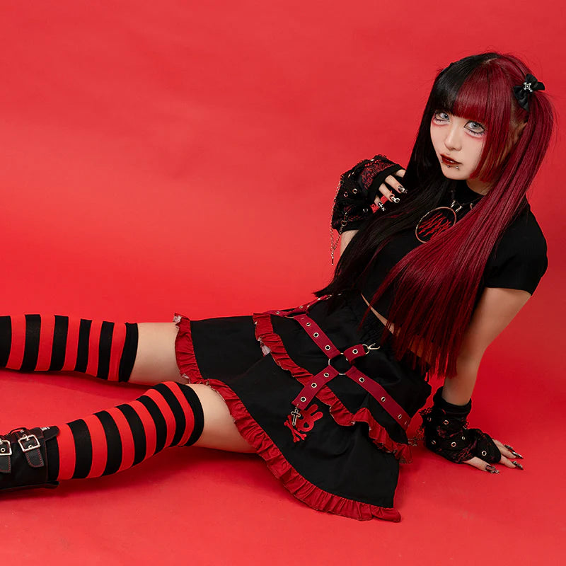 ACDC RAG Punky Bunny Arm Covers – Red