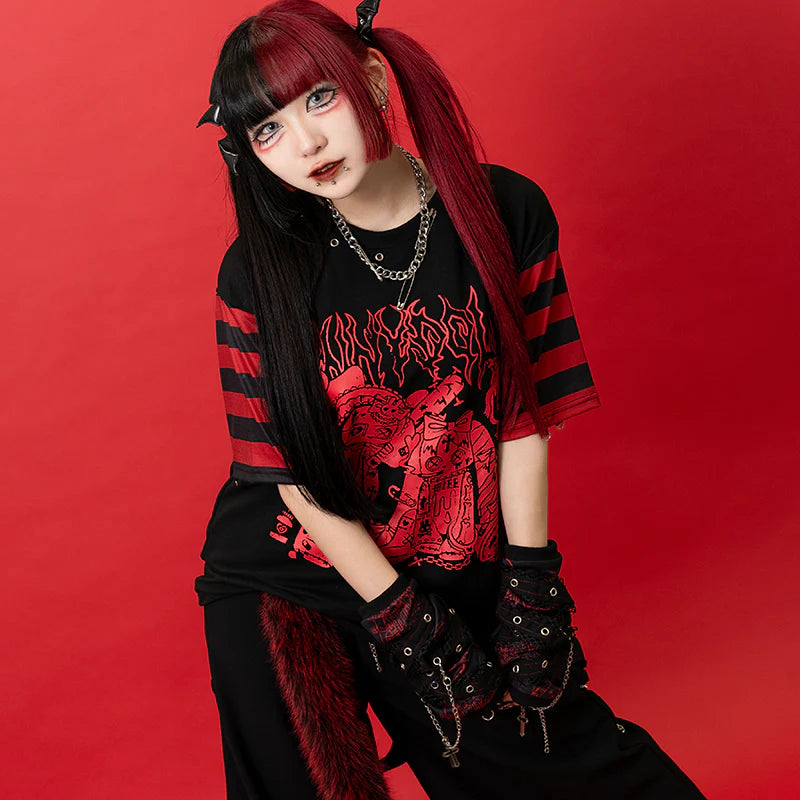ACDC RAG Punky Bunny Arm Covers – Red