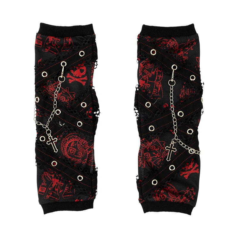 ACDC RAG Punky Bunny Arm Covers – Red