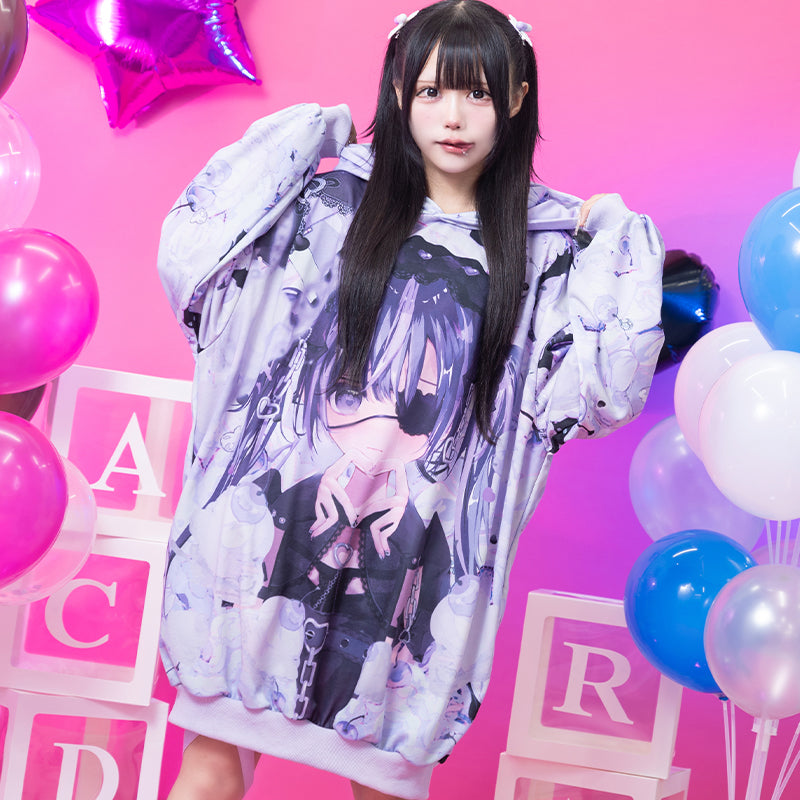 ACDC RAG Yandere Love Girl - Hoodie Purple