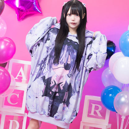 ACDC RAG Yandere Love Girl - Hoodie Purple