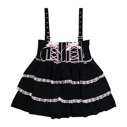 Jupe-salopette ACDC RAG Healing ♡ Heart - Grandes tailles