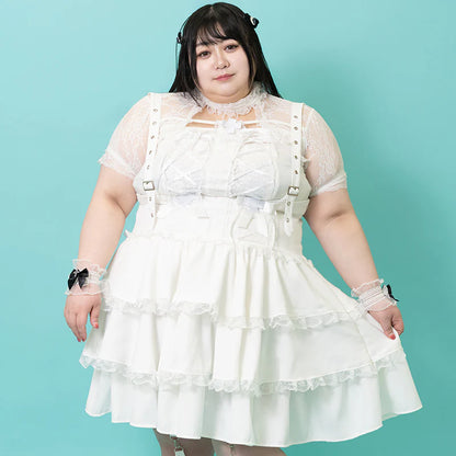 Jupe-salopette ACDC RAG Healing ♡ Heart - Grandes tailles