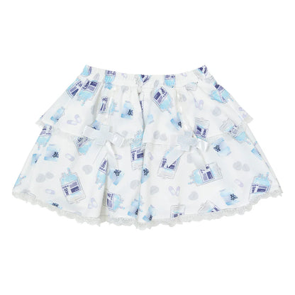 ACDC RAG Healing Heart Skirt - White & Blue