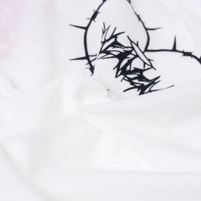 Débardeur ACDC RAG Angel Punk - Blanc/Bleu pastel