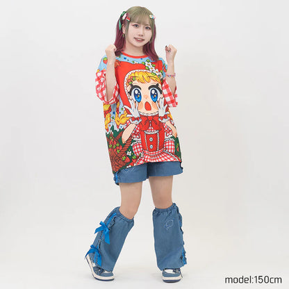 T-shirt ACDC RAG Red's Poppin Adventure - Rouge